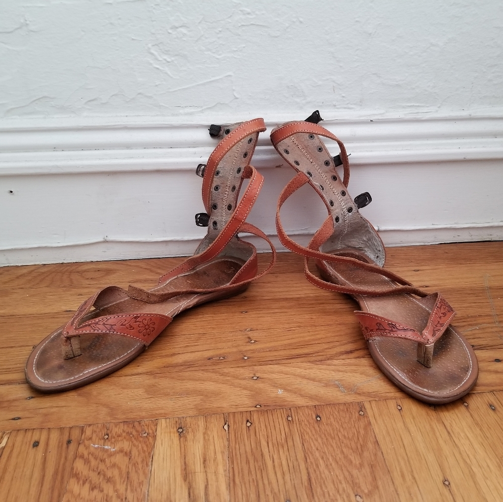 Gladiator strappy sandals